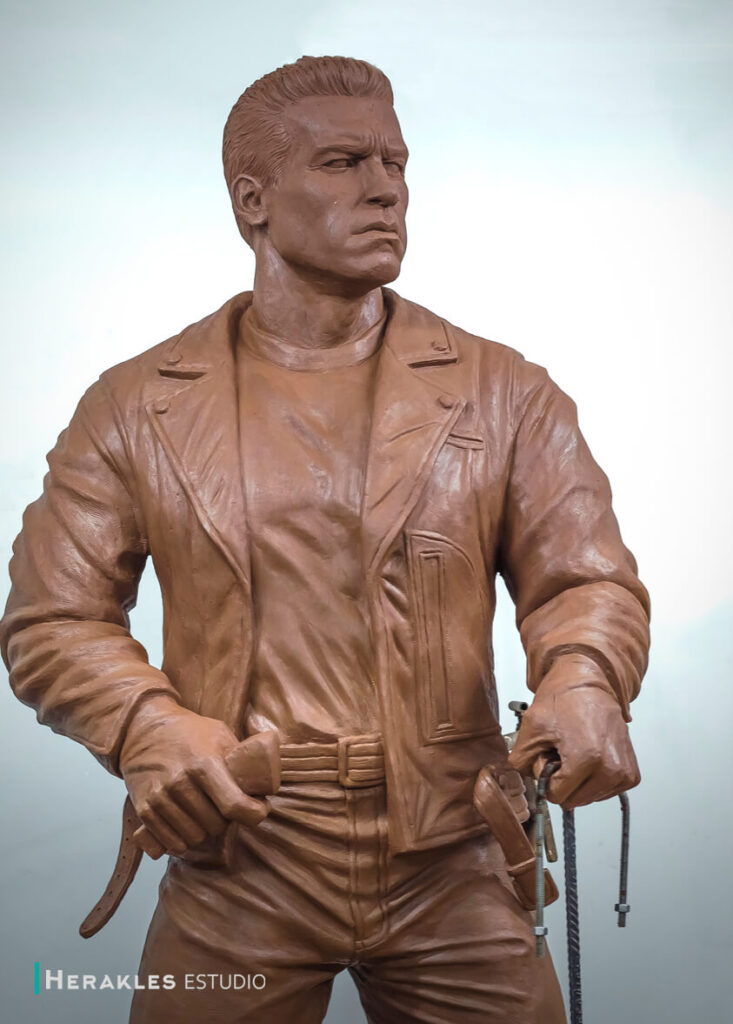 Arnold Schwarzenegger Terminator Escultura Herakles Estudio